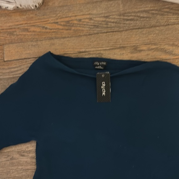 Size 18 fitted ribbed, jade sweater from City Chic - Picture 3 of 8